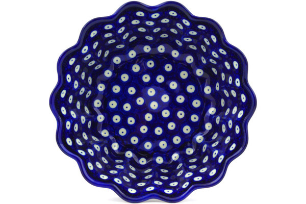 Scalloped Fluted Bowl 7"