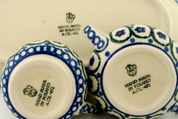 Sugar and Creamer Set 10"