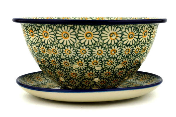 Colander with Plate 8"