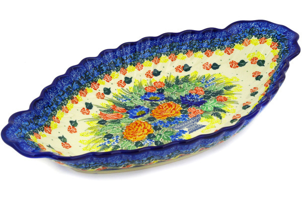 Platter with Handles 16"