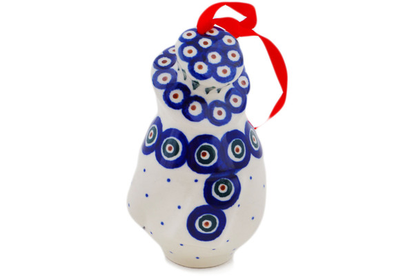 Snowman Ornament 4"