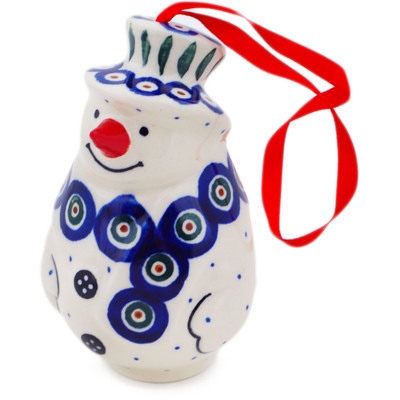 Snowman Ornament 4"