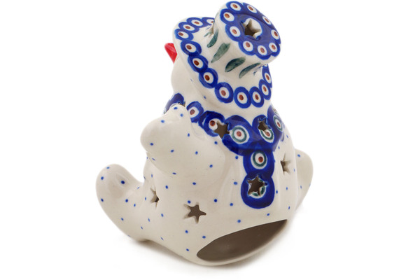 Snowman Candle Holder 4"