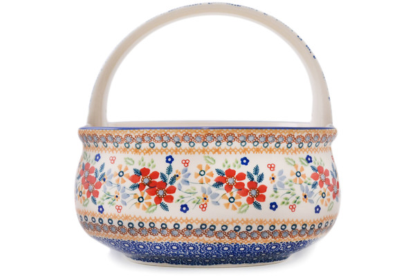 Basket with Handle 10"