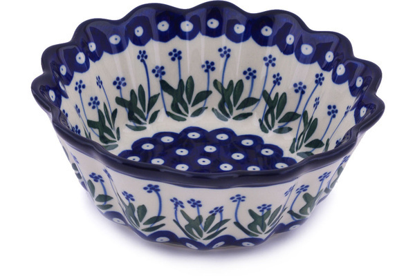 Scalloped Fluted Bowl 7"