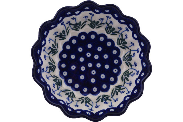 Scalloped Fluted Bowl 7"