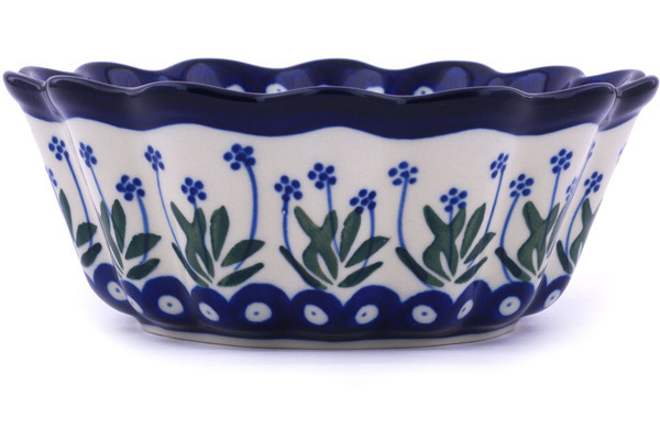 Scalloped Fluted Bowl 7"