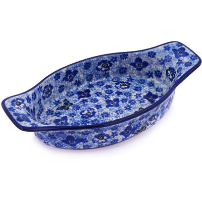 Oval Baker with Handles 9"