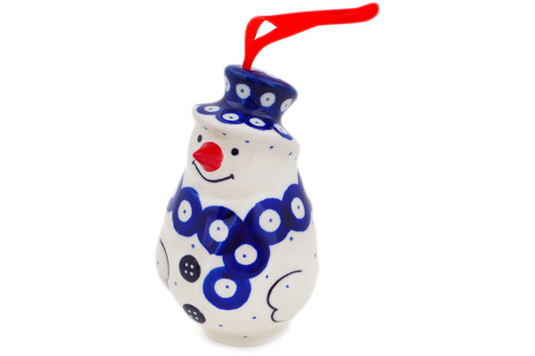 Snowman Ornament 4"