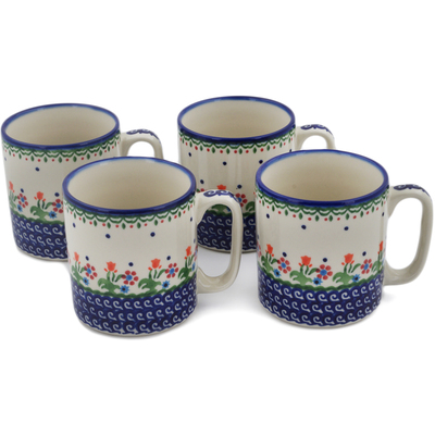Set of 4 Mugs 12 oz
