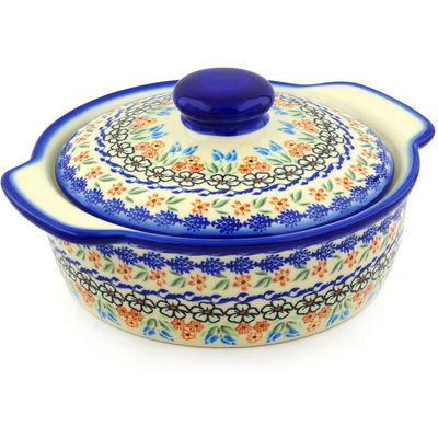 Baker with Cover with Handles 11"