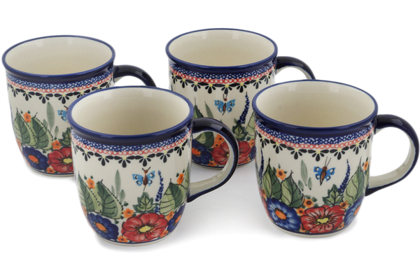 Set of Four 12oz Mugs