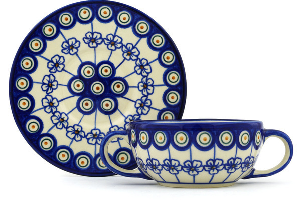 Bouillon Cup with Saucer 13 oz