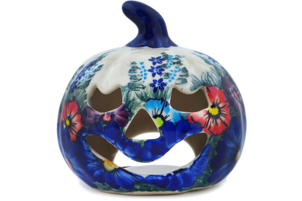 Jack O Lantern Candle Holder 5"