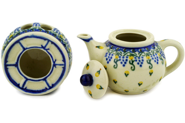 Mini Teapot with Heater 4"