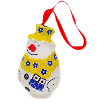 Snowman Ornament 4"