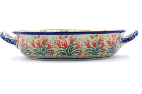 Round Baker with Handles 11"