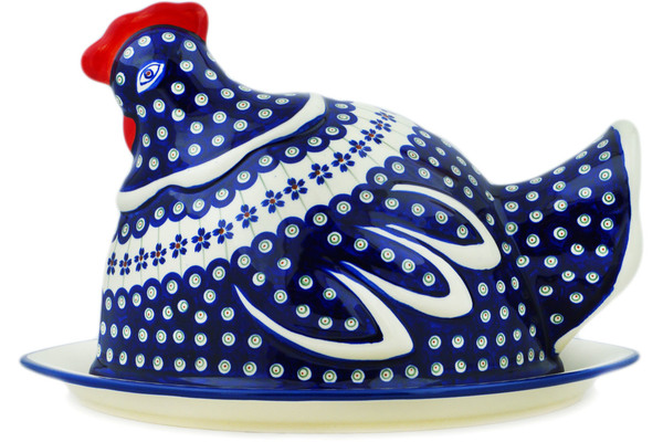 Dish with Hen Cover 14"