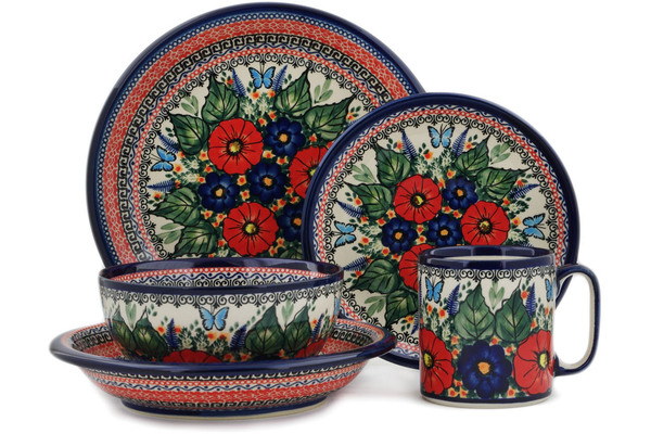 Place Setting 5-Piece: Mug, Bowl, Pasta Bowl, Dinner Plate, Dessert Plate