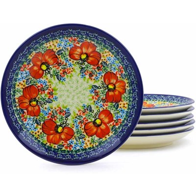 Set of 6 Plates 7"