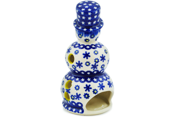 Snowman Candle Holder 5"