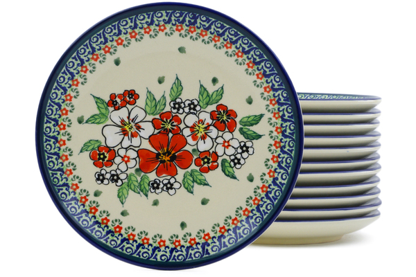Set of 12 Plates 7"