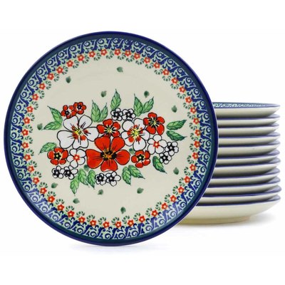 Set of 12 Plates 7"