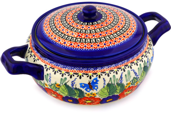 Baker with Cover with Handles 12"