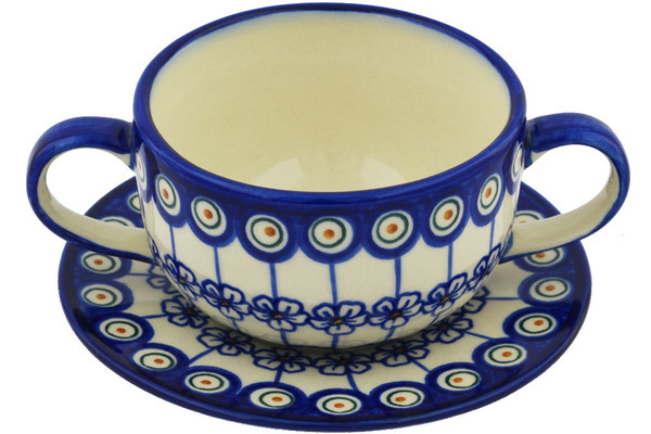Bouillon Cup with Saucer 19 oz