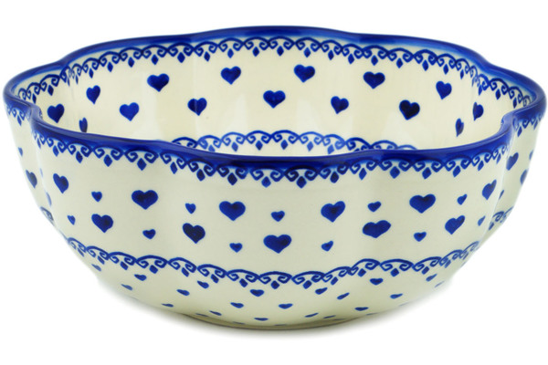 Scalloped Fluted Bowl 10"