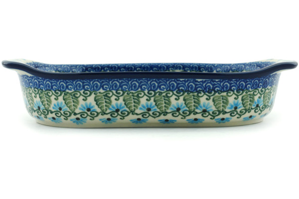 Oval Baker with Handles 8"