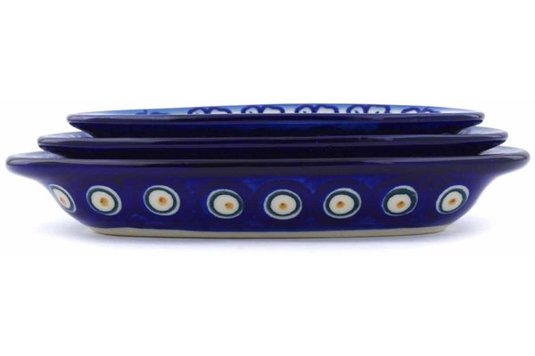 Condiment set of 3 nesting dishes: 7¼-inch, 6½-inch, 5¾-inch