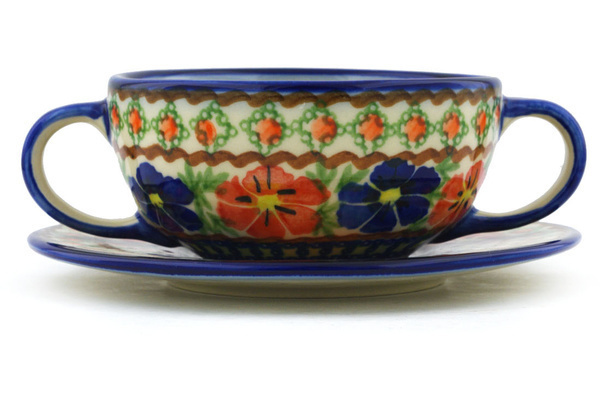 Bouillon Cup with Saucer 13 oz