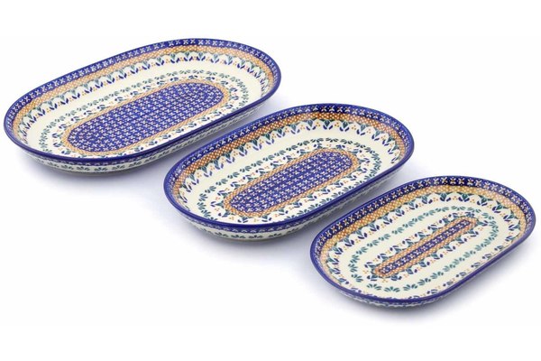 Set of 3 Platters 13"