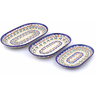Set of 3 Platters 13"
