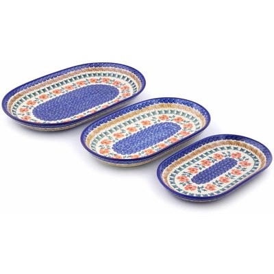 Set of 3 Platters 13"
