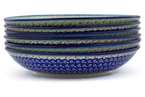 Set of 6 Pasta Bowls 9"