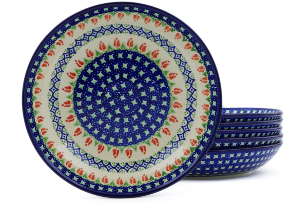 Set of 6 Pasta Bowls 9"