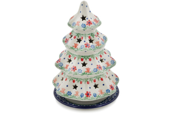 Christmas Tree Candle Holder 8"