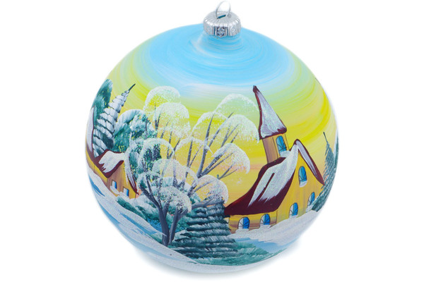 Christmas Ball Ornament 7"