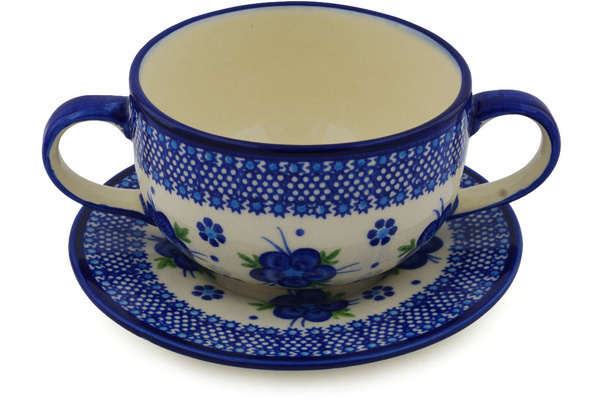 Bouillon Cup with Saucer 19 oz