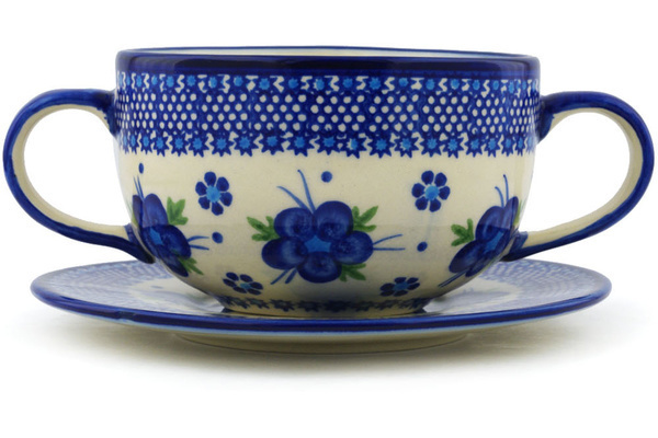Bouillon Cup with Saucer 19 oz