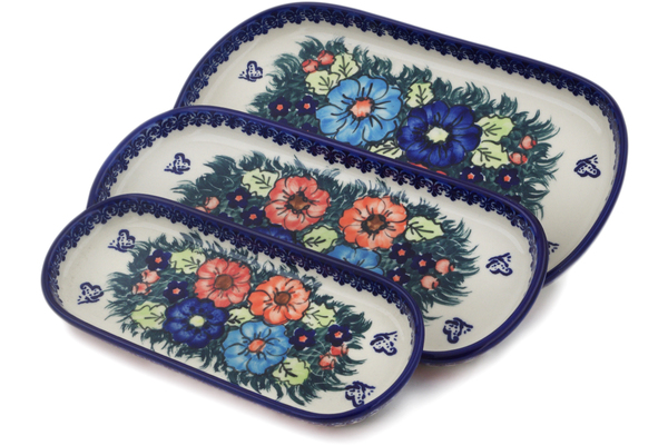 3-Piece Platter Set