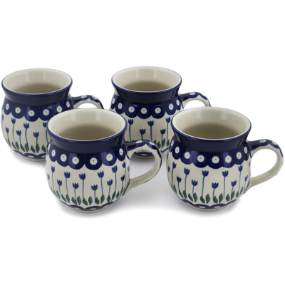Set of Four 12 oz Bubble Mugs