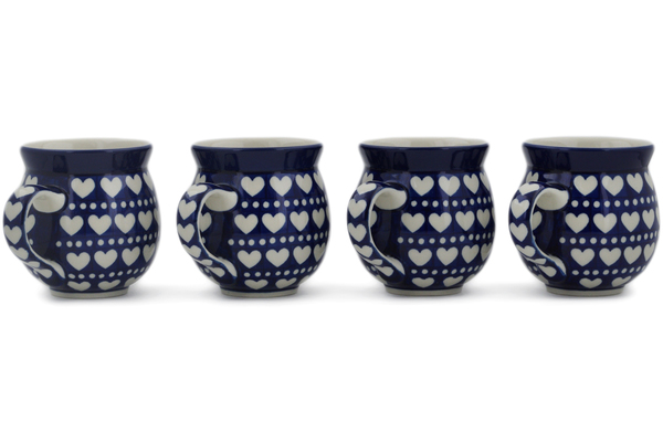 Set of Four 12 oz Bubble Mugs