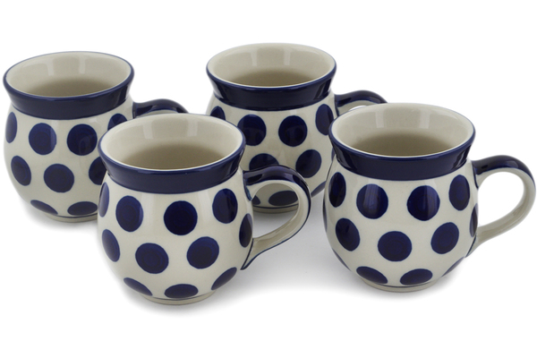 Set of Four 12 oz Bubble Mugs