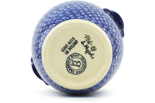 Jar with Lid and Handles 7"