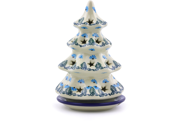 Christmas Tree Candle Holder 7"