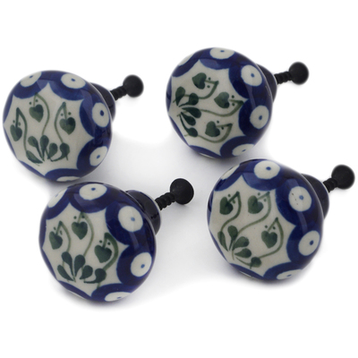 Set of 4 Drawer Pull Knobs 1-1/2 inch