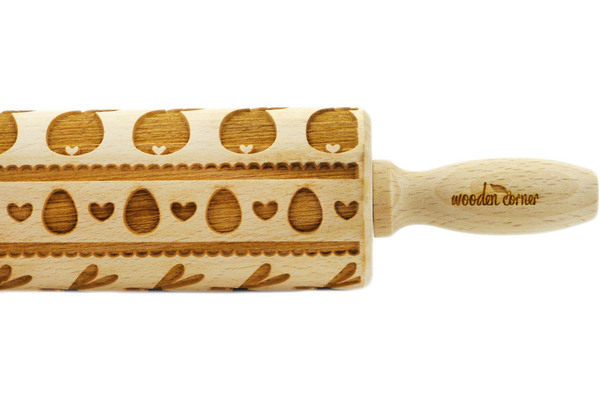 Wooden Rolling Pin 9"